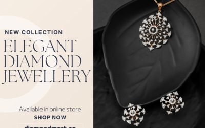 Buy Small Diamond Pendant Set Online in India